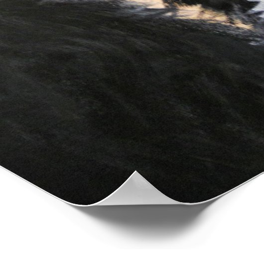  dame met een hond/Poster Poster (Hoek)