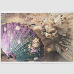 Dame met een Parasol, Frans Chic Tissuepapier