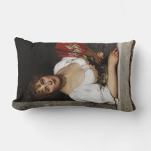 Dame met een rode fan (door Eugene de Blaas)