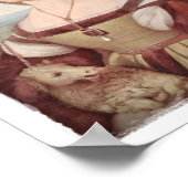 Dame met een Unicorn Poster (Hoek)