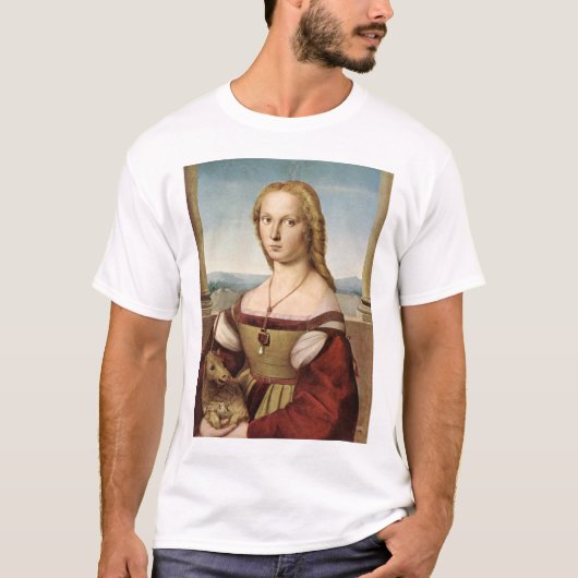 Dame met een Unicorn T-shirt (Voorkant)