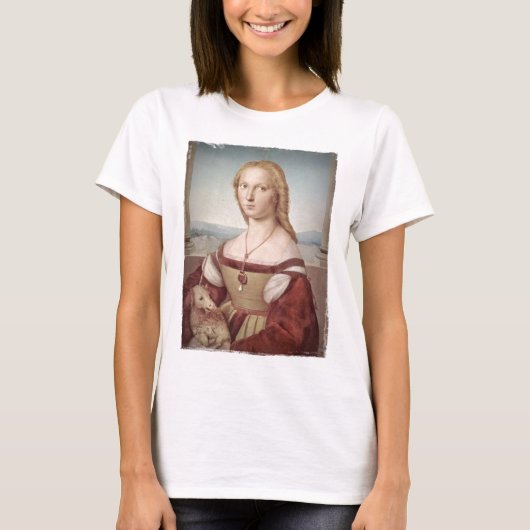 Dame met een Unicorn T-shirt (Voorkant)