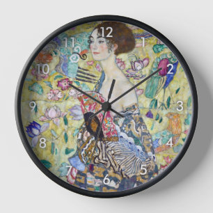 Dame met een waaier, Gustav Klimt