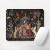 Dame met Eenhoorn Mousepad - Middeleeuwse Eenhoorn Muismat (Met muis)