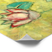 Dame met Fan - Gustav Klimt Poster (Hoek)