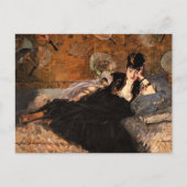 Dame met Fans Edouard Manet Briefkaart (Voorkant)