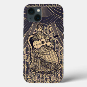 Dame met gitaar Case-Mate iPhone case