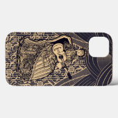 Dame met gitaar Case-Mate iPhone case (Achterkant (horizontaal))