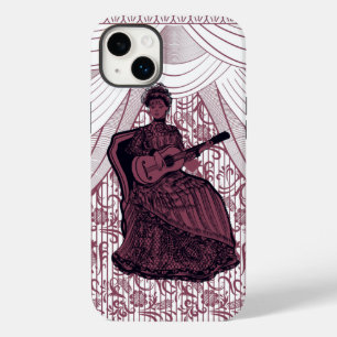 dame met gitaar Case-Mate iPhone case