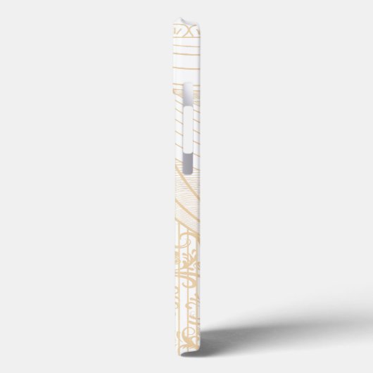 dame met gitaar Case-Mate iPhone case (Achterkant / Links)