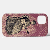Dame met gitaar Case-Mate iPhone case (Achterkant (horizontaal))