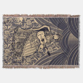 Dame met gitaar deken (Voorkant)