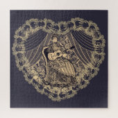 Dame met gitaar legpuzzel (Verticaal)