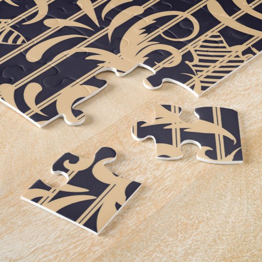 Dame met gitaar legpuzzel (Zijkant)