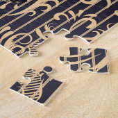 Dame met gitaar legpuzzel (Zijkant)