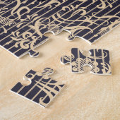 Dame met gitaar legpuzzel (Zijkant)