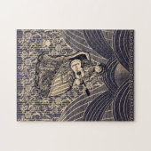 Dame met gitaar legpuzzel (Horizontaal)