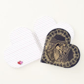 Dame met gitaar notitieboek (Binnen)