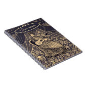 Dame met gitaar notitieboek (Rechterzijde)