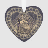Dame met gitaar ornament (voorkant)