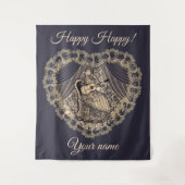 Dame met gitaar wandkleed (Voorkant)