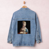 Dame met hermelijn denim jacket (Hangar)