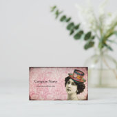  dame met het Visitekaartje van het Pet Teacup (Staand voorkant)