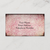  dame met het Visitekaartje van het Pet Teacup (Achterkant)