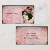  dame met het Visitekaartje van het Pet Teacup (Voorkant / Achterkant)