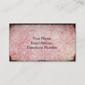  dame met het Visitekaartje van het Pet Teacup (Achterkant)