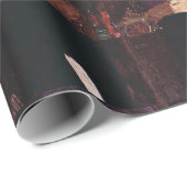 Dame met hoed en veren boa van Gustav Klimt Cadeaupapier (Rol Hoek)
