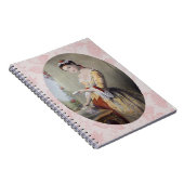 Dame met Kaarten Notitieboek (Rechterzijde)