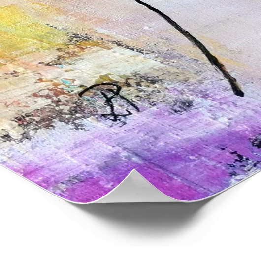 Dame met kat poster (Hoek)