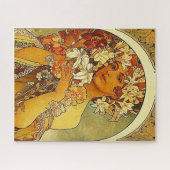 Dame met luiers, Art Nouveau Legpuzzel (Horizontaal)