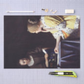 Dame met Maidservant Holding Letter van Vermeer Tissuepapier (Craft)