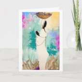 Dame met Mand Kaart (Voorkant)