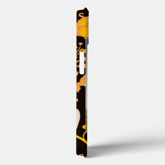 DAME MET MONOGRAM VAN RODE ROOS Case-Mate iPhone CASE (Achterkant / Rechts)