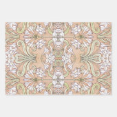 Dame met papavers in haar haar haar haar, Gift Inpakpapier Vel (Voorkant 3)