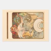 Dame met papavers in haar haar haar haar, Gift Inpakpapier Vel (Voorkant)