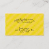 Dame met paraplu visitekaartje (Achterkant)