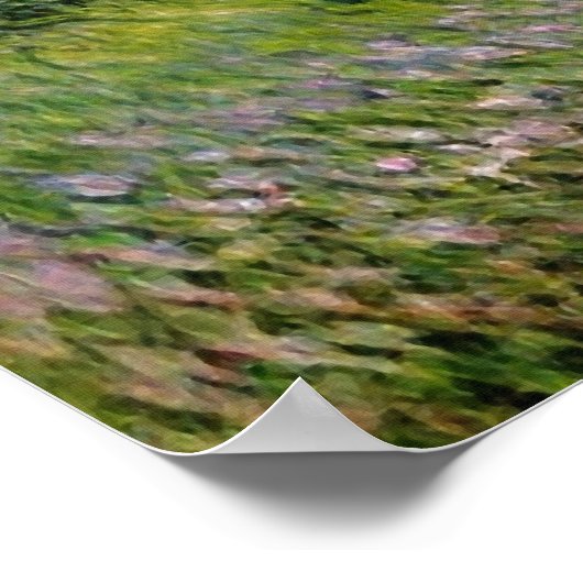 Dame met parasol poster (Hoek)