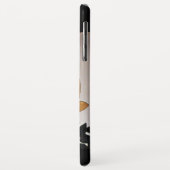 DAME MET RODE ROOS ART DECO MONOGRAAM Case-Mate iPhone CASE (Achterkant/links)