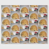 DAME MET RODE ROOS / Beauty Mode Cadeaupapier (Vlak)