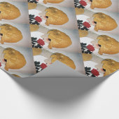 DAME MET RODE ROOS / Beauty Mode Cadeaupapier (Hoek)