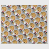 DAME MET RODE ROOS / Beauty Mode Cadeaupapier (Vlak)