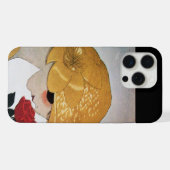 DAME MET RODE ROOS iPhone HOESJE (Achterkant horizontaal)