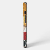 DAME MET ROOD ROOS MONOGRAAM iPhone HOESJE (Linkerkant)