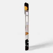 DAME MET ROOD ROZEN MONOGRAM Case-Mate iPhone CASE (Achterkant / Links)