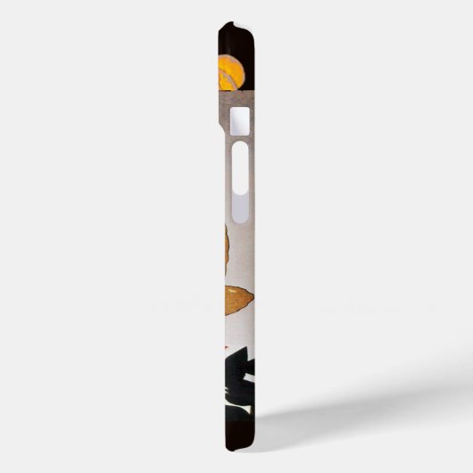 DAME MET ROOD ROZEN MONOGRAM Case-Mate iPhone CASE (Achterkant / Links)