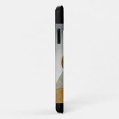 DAME MET ROOD ROZENMONOGRAAF Case-Mate iPhone CASE (Achterkant/rechts)